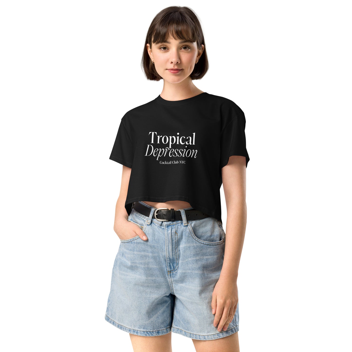 The Black Crop Top - Members Only
