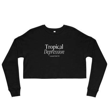 The Black Crop Sweatshirt