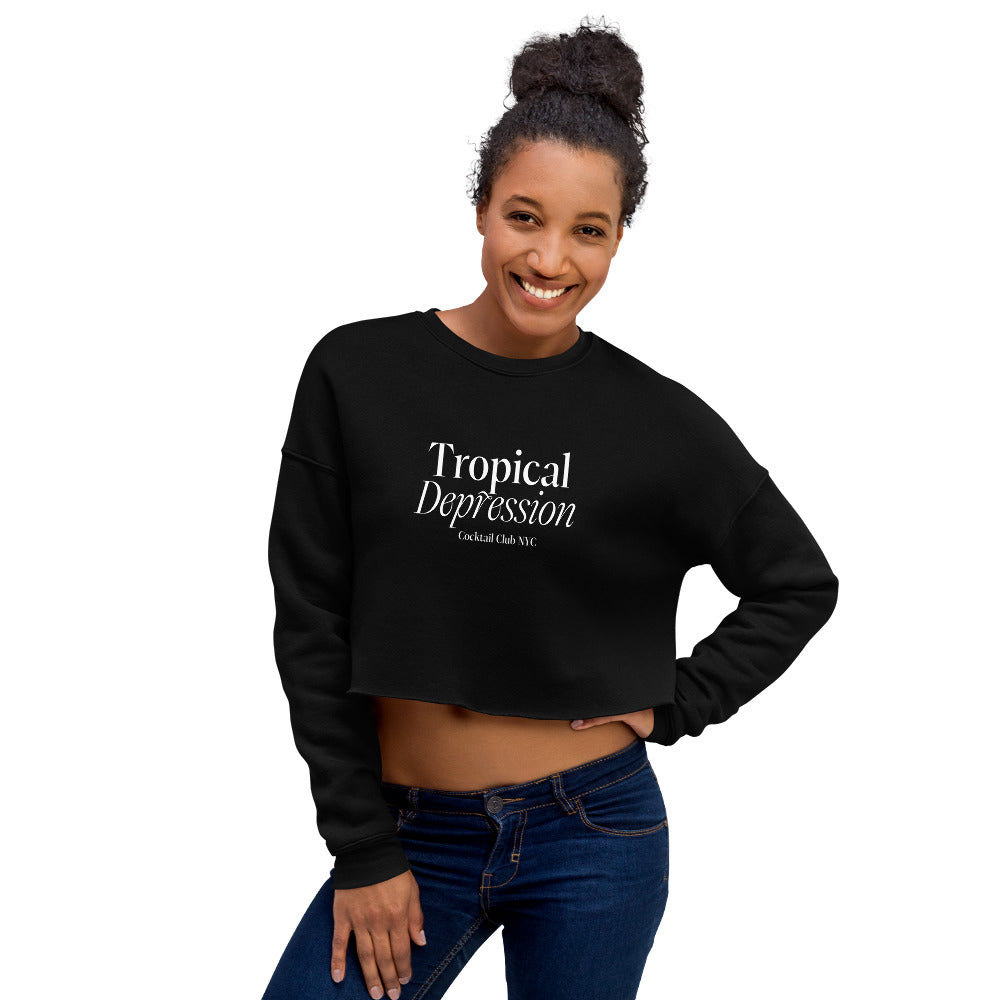 The Black Crop Sweatshirt