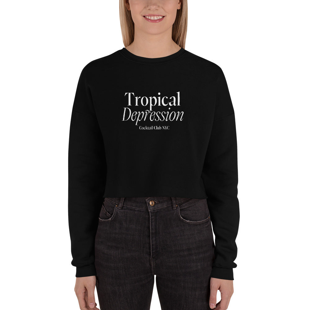 The Black Crop Sweatshirt